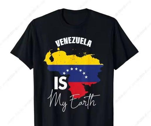 Camisa Venezuela is My Earth Sabor Venezolano